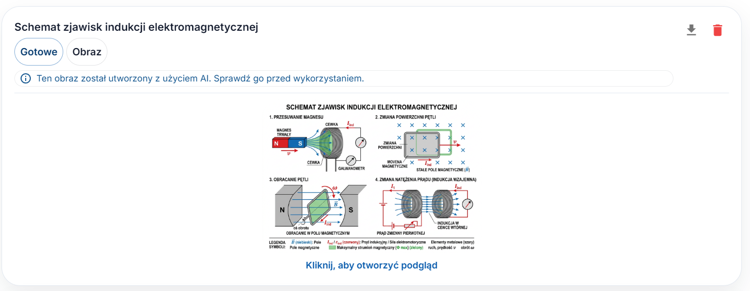 Przykładowa ilustracja edukacyjna w materiałach dodatkowych EduGen